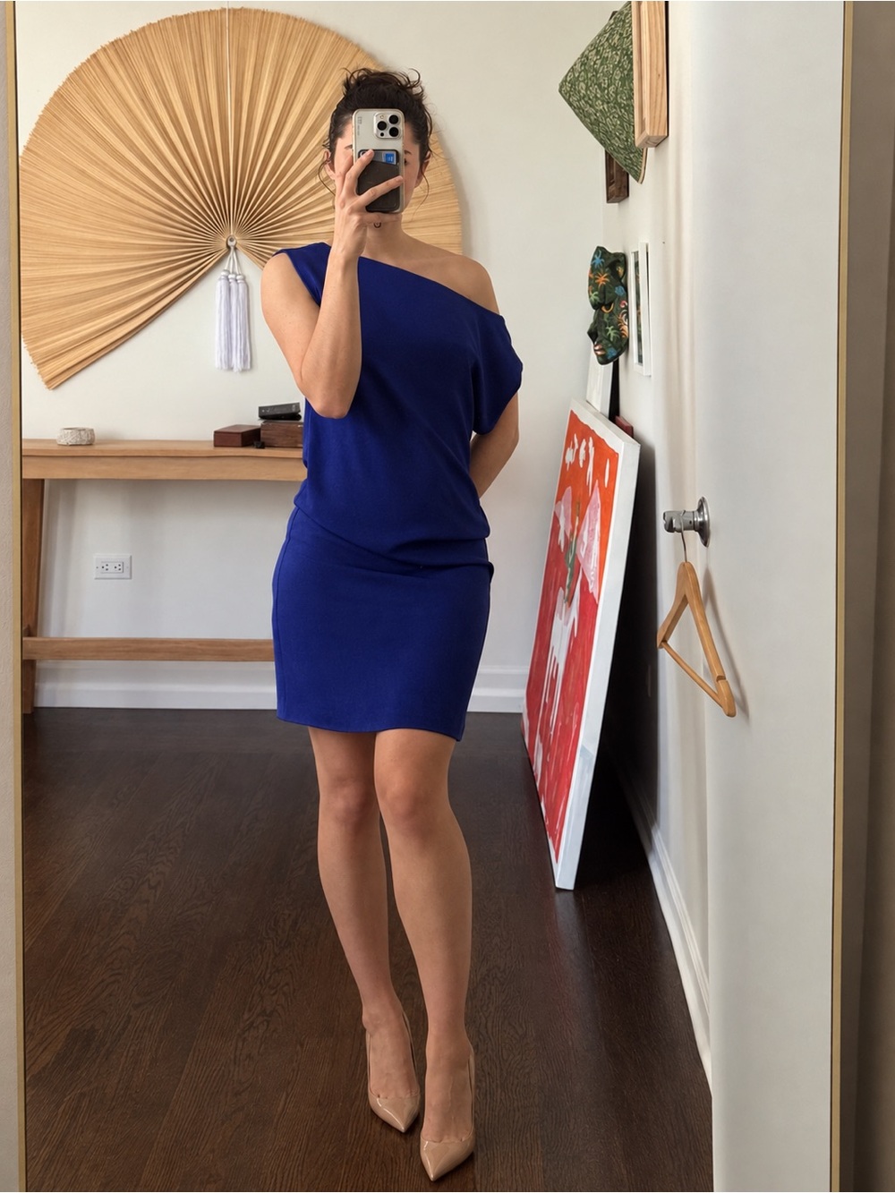 Sonia by Sonia Rykiel Cobalt Blue Sleeveless Shift Dress Size s